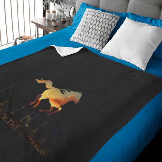 Discover Spirit stallion of the cimarron Cla t Baby Blankets