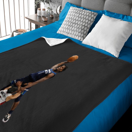 Discover Anthony Edwards ized Dunk on Gabe Vincent Baby Blankets