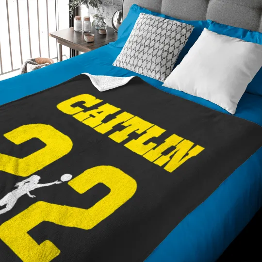 Discover caitlyn clark 22 iowa girls and boys t Baby Blankets
