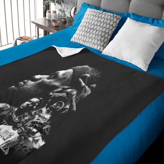 Discover LeBron James 4 Times Champions Basketball Baby Blankets