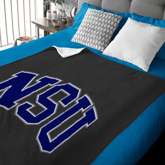 Discover Nova Southeastern University blue shark NSU Baby Blankets