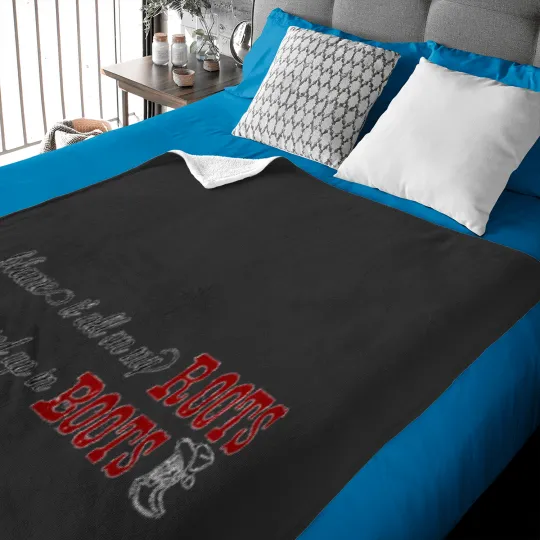 Discover Country Blame it all on my boots Baby Blankets