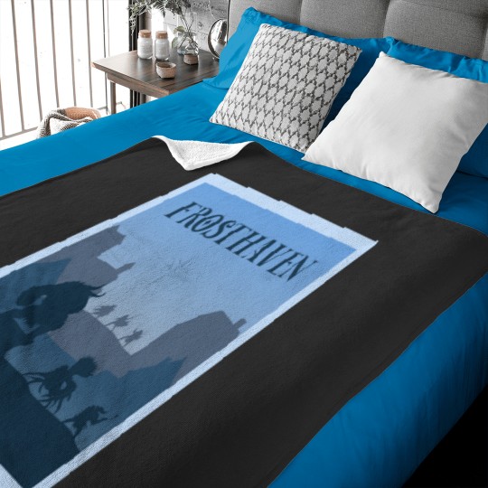 Discover Frosthaven Board Game-Minimalist Travel Style-Gaming Art Baby Blankets