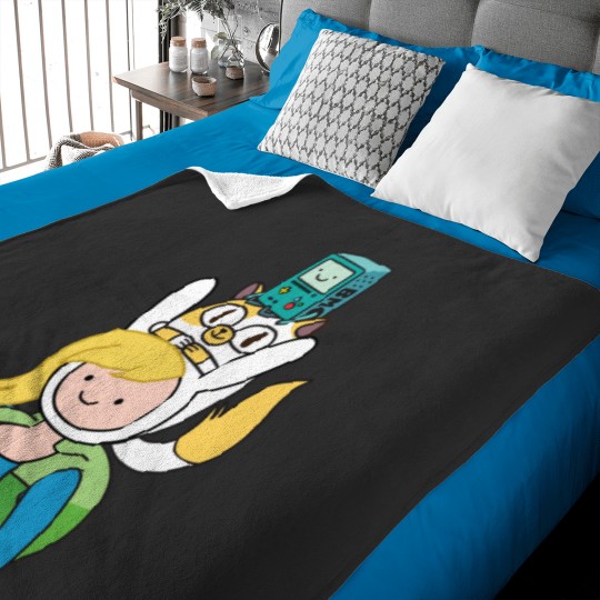Discover Fionna Cake BMO Sticker1 Baby Blankets