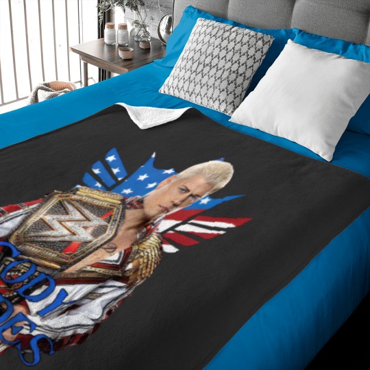 Discover New Rare Cody Rhodes Men's Black Gift For Fans Unisex Baby Blankets