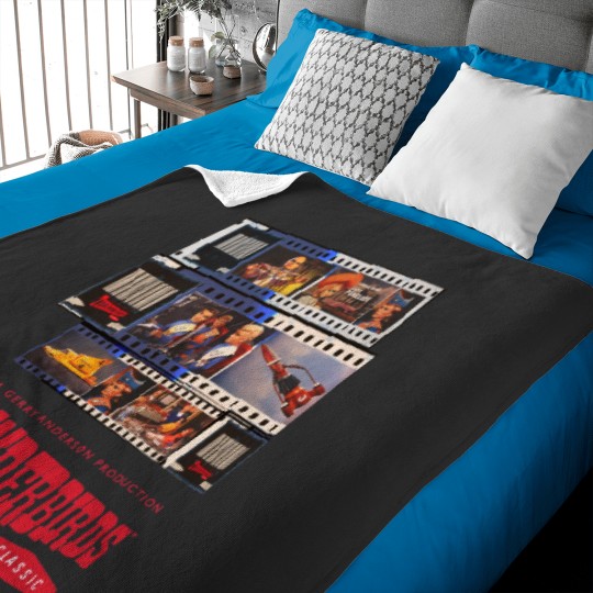 Discover Thunderbirds Figures Officially Licensed Fan Art Baby Blankets