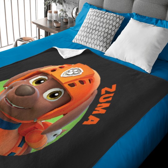 Discover Happy Zuma - PawPatrol Logo (2022) Baby Blankets