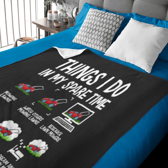 Discover funny lawn mower clothes gifts for landscapers gardener Baby Blankets