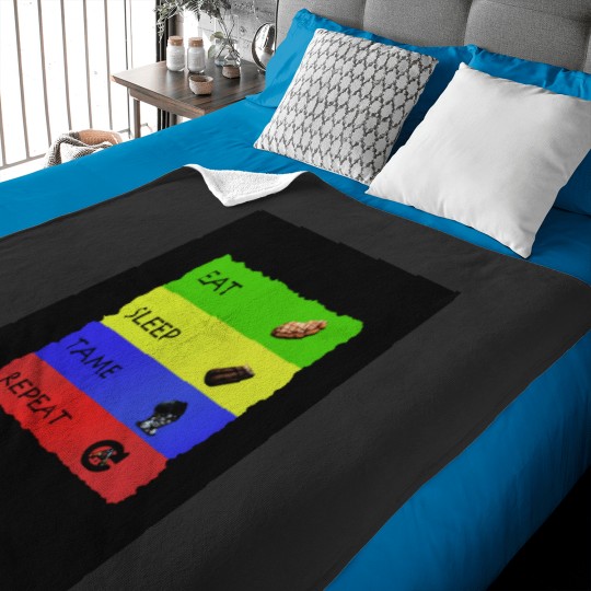 Discover ARK EAT SLEEP TAME REPEAT Baby Blankets