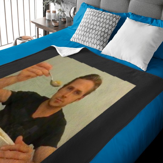 Discover ryan gosling eats his cereal Baby Blankets