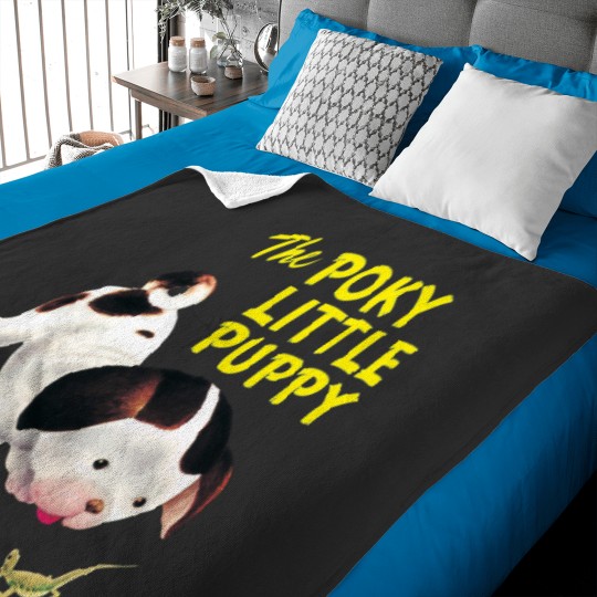 Discover Poky Little Puppy little golden book  illustration Gumby and pokey Baby Blankets