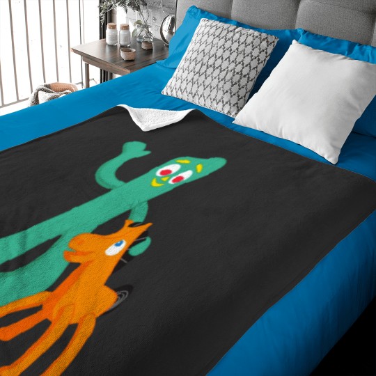 Discover Gum Gumby and pokey Baby Blankets
