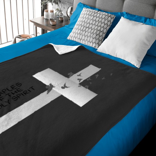 Discover 1 Corinthians 6 Temple Of The Holy Spirit Bible Verse About The Love Of God Baby Blankets
