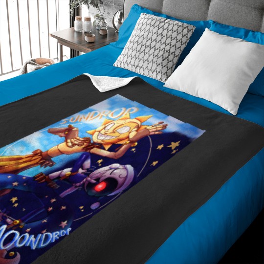 Discover Five Nights at Freddy_s Security Breach-Sun and Moon Baby Blankets