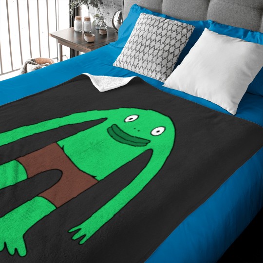 Discover Smiling Friends-Mr. Frog Baby Blankets