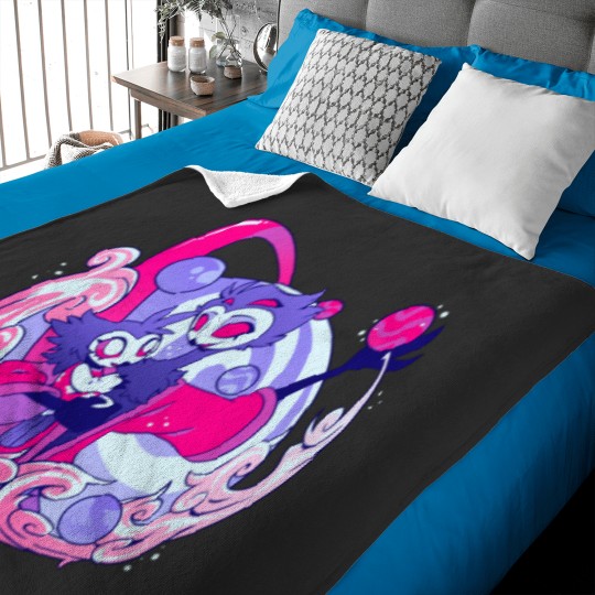 Discover Stolas and Octavia Helluva Boss 2024 Alastor and Vox Baby Blankets