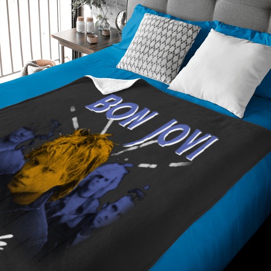 Discover Crush wanted dead or alive bon  jovi gift for fans and lovers Baby Blankets