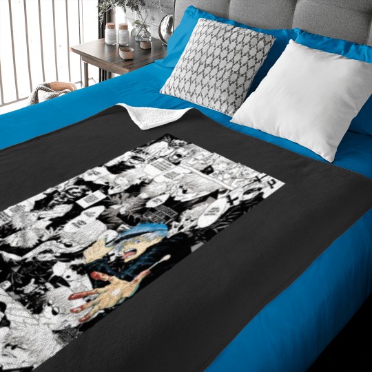 Discover Gojo Satoru Jujutsu Satoru Manga Collage Baby Blankets