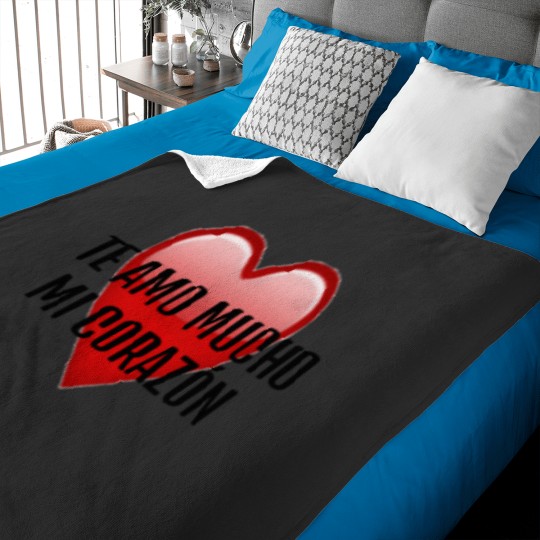 Discover Johnbentz-1 I LOVE YOU A LOT OF MY HEART Baby Blankets