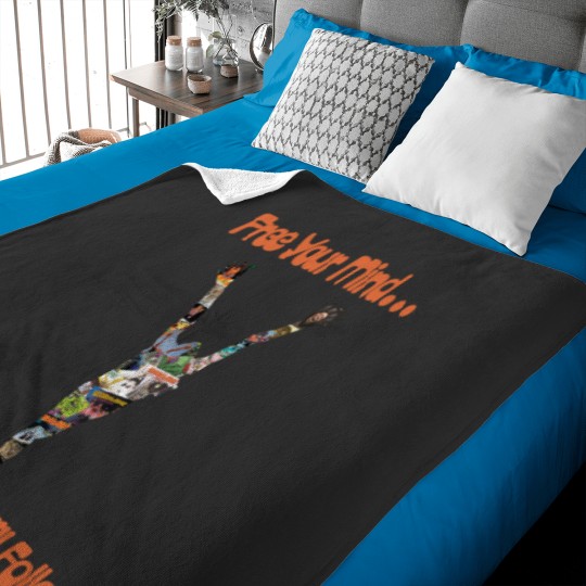 Discover Parliament Funkadelic Album Cover Collage Baby Blankets