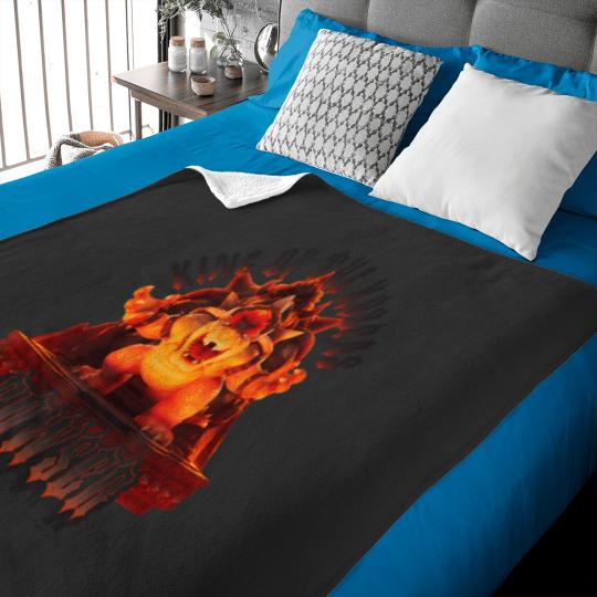 Discover the bros movie king of the koopas bowser statue Baby Blankets