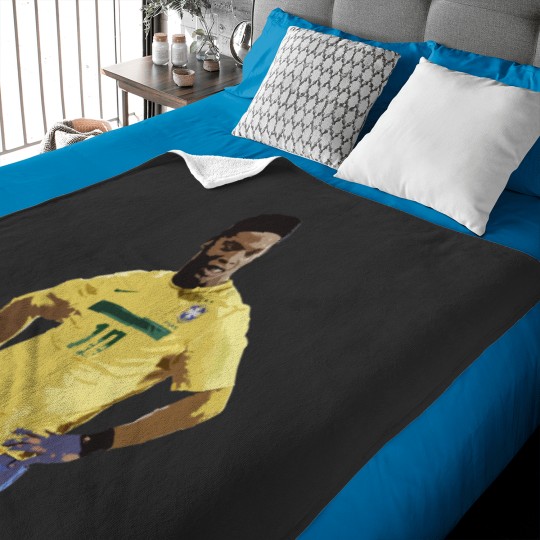 Discover Ronaldinho Brazil Joga Bonito Sticker Baby Blankets