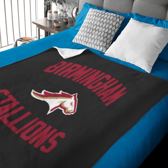 Discover Usfl Merch Birmingham Stallions Logo Shirt Arizonna Wranglers Baby Blankets