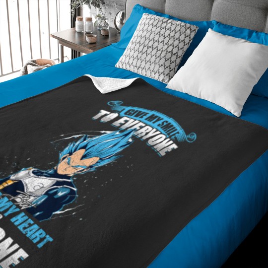 Discover Super Saiyan God Blue Vegeta Super Saiyan God Blue Vegeta Baby Blankets