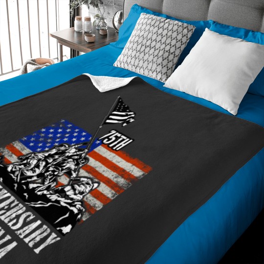 Discover 75TH ANNIVERSARY IWO JIMA Baby Blankets