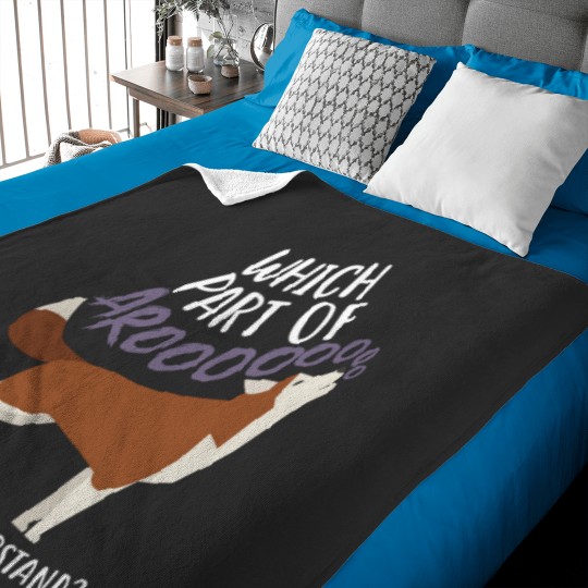 Discover Red Siberian Husky Dog Anatomy Baby Blankets