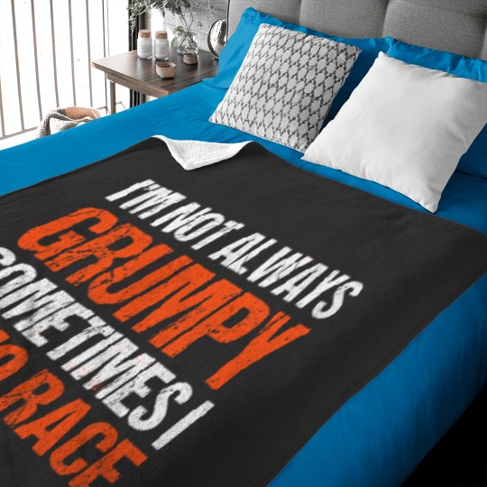 Discover Im Not Always Grumpy Sometimes I BMX Race BMX Racing Baby Blankets