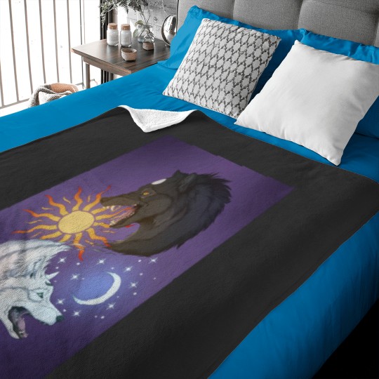 Discover Skoll and Hati Portrait Baby Blankets