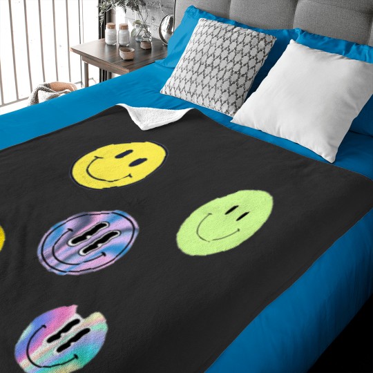 Discover Smiley Faces Pack Baby Blankets