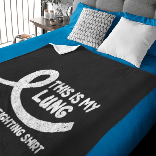 Discover Cancer Fighter White Ribbon Warrior Lung Cancer Awareness Baby Blankets