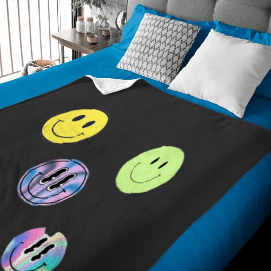 Discover Smiley Faces Pack Baby Blankets