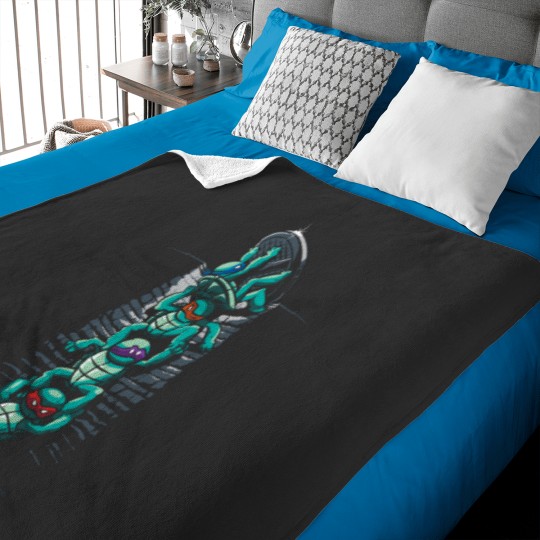 Discover Turtles Night Out Baby Blankets