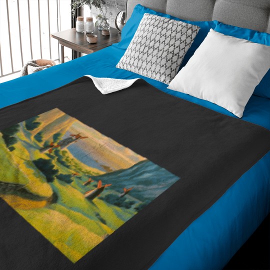 Discover Nausicaa Scenery Baby Blankets