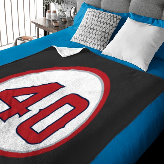 Discover Troy Percival 40 Jersey Number Baby Blankets