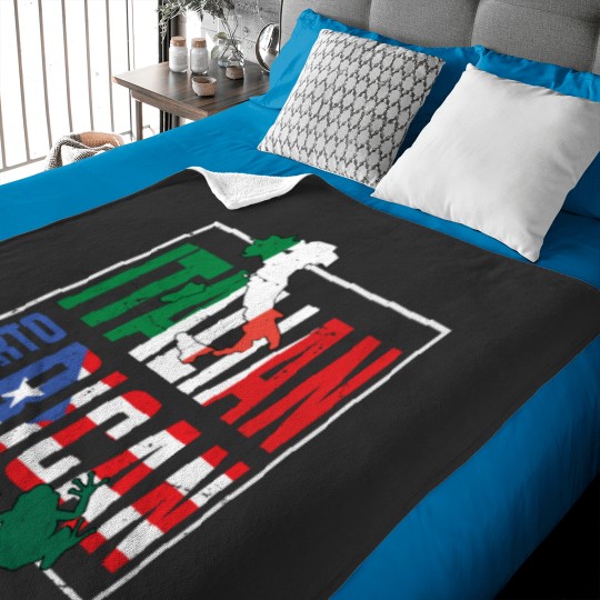 Discover Puerto Rican Italian Flag, Half Puerto rican HALF Italian Baby Blankets
