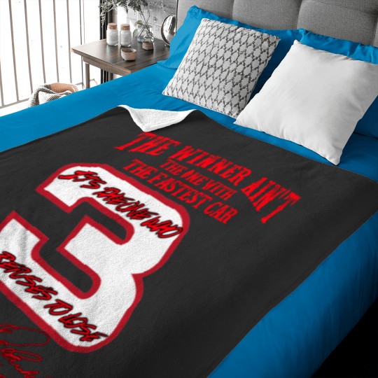 Discover The winner ain_t the one with the fastest car, it_s the one who refuses to lose. - Dale Earnhardt Es Baby Blankets