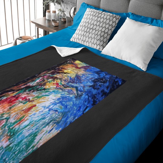 Discover Stormy Mosaic (with margin) Baby Blankets