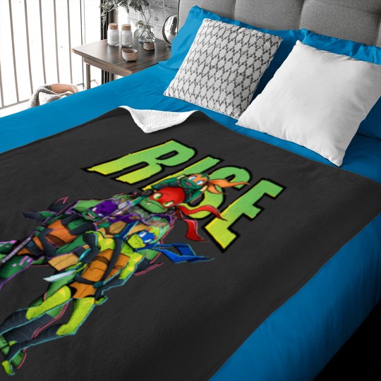Discover Rise Of The Teenage Mutant Ninja Turtles funny Baby Blankets