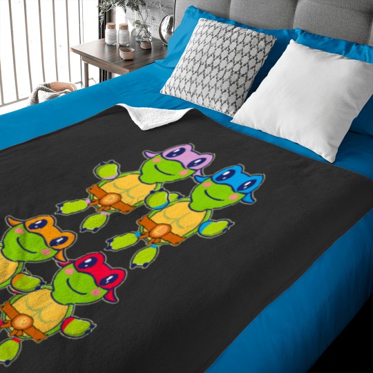 Discover Teenage Mutant Ninja Turtles - TMNT Babies Baby Blankets