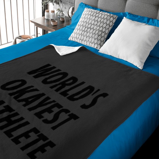 Discover World_s Okayest Biathlete Baby Blankets
