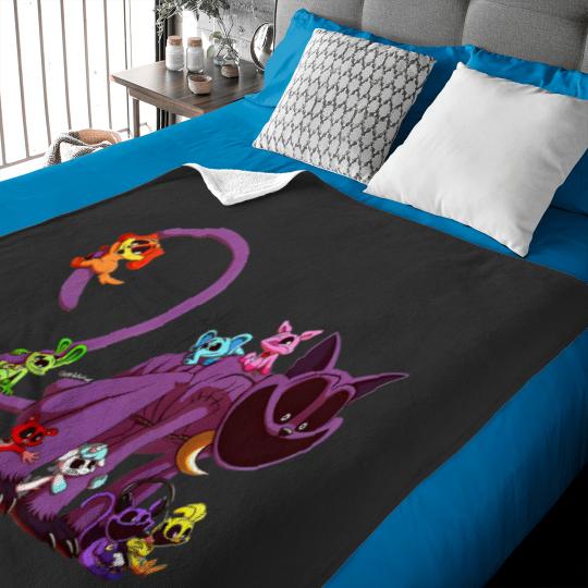 Discover Funny Smiling Critters Catnap Lover Catnap Dogday Baby Blankets