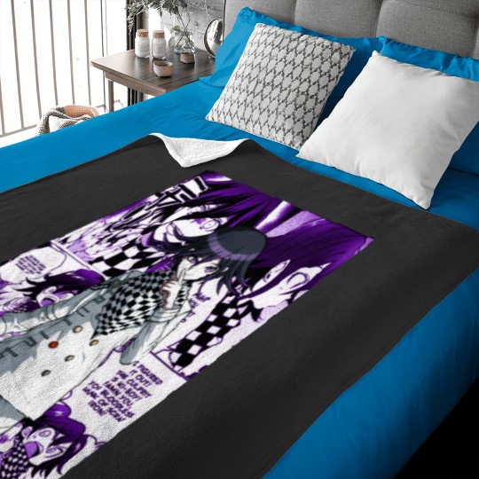 Discover Kokichi Ouma Manga Print (BUT PURPLE!!!) Backpack.png Baby Blankets