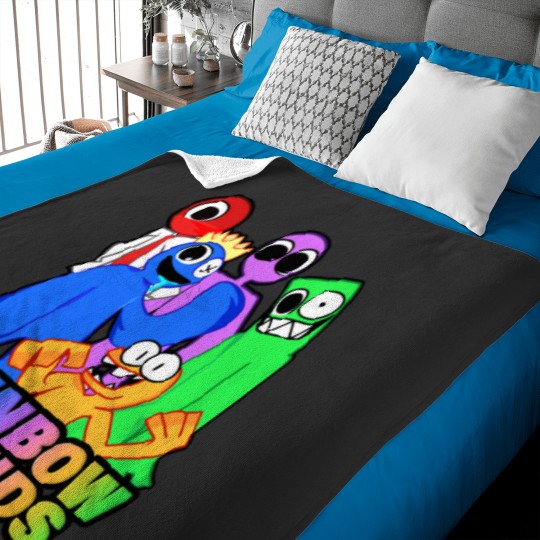 Discover Rainbow Friends Hug it Out Kids Baby Blankets