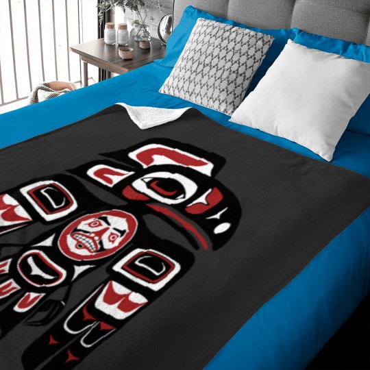 Discover haida tlingit raven totem native american indigenous pride Baby Blankets