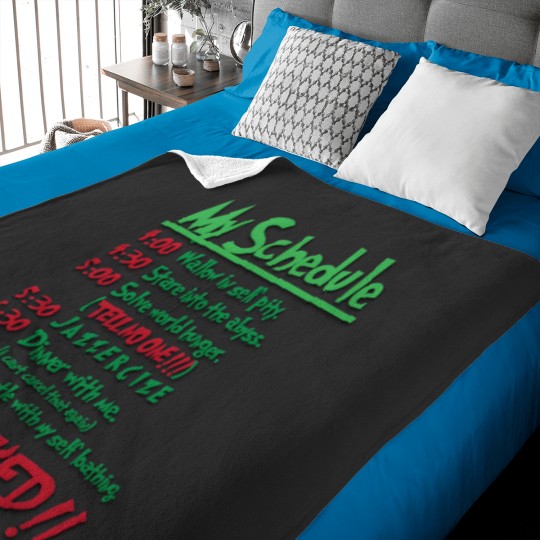 Discover My Schedule Wouldn Baby Blankets