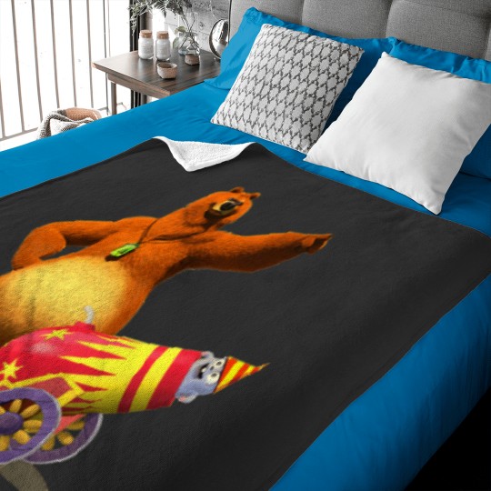 Discover Bear in the Big Blue House Baby Blankets